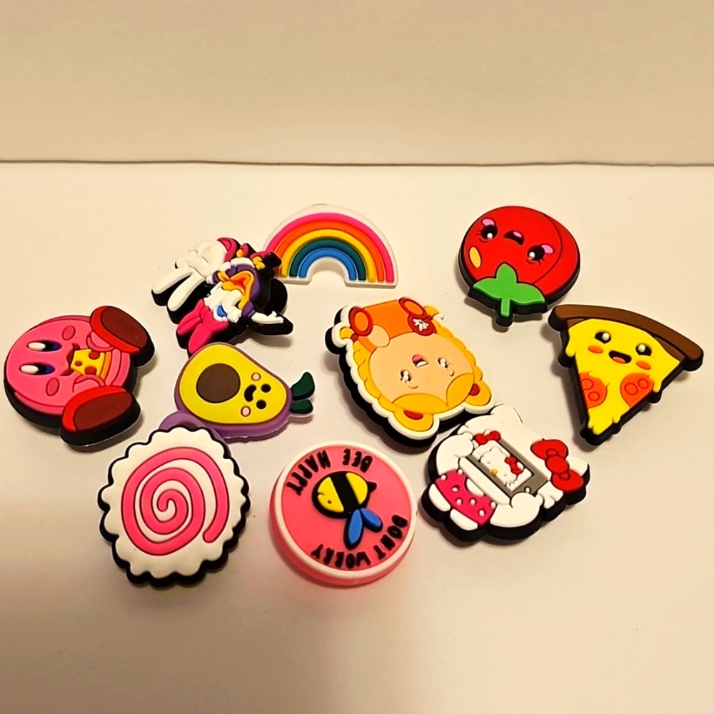 10pcs‎ Shoe Charms Cartoon Compatible w/ CROC